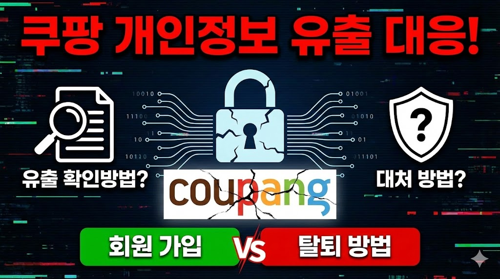 쿠팡 개인정보 대응